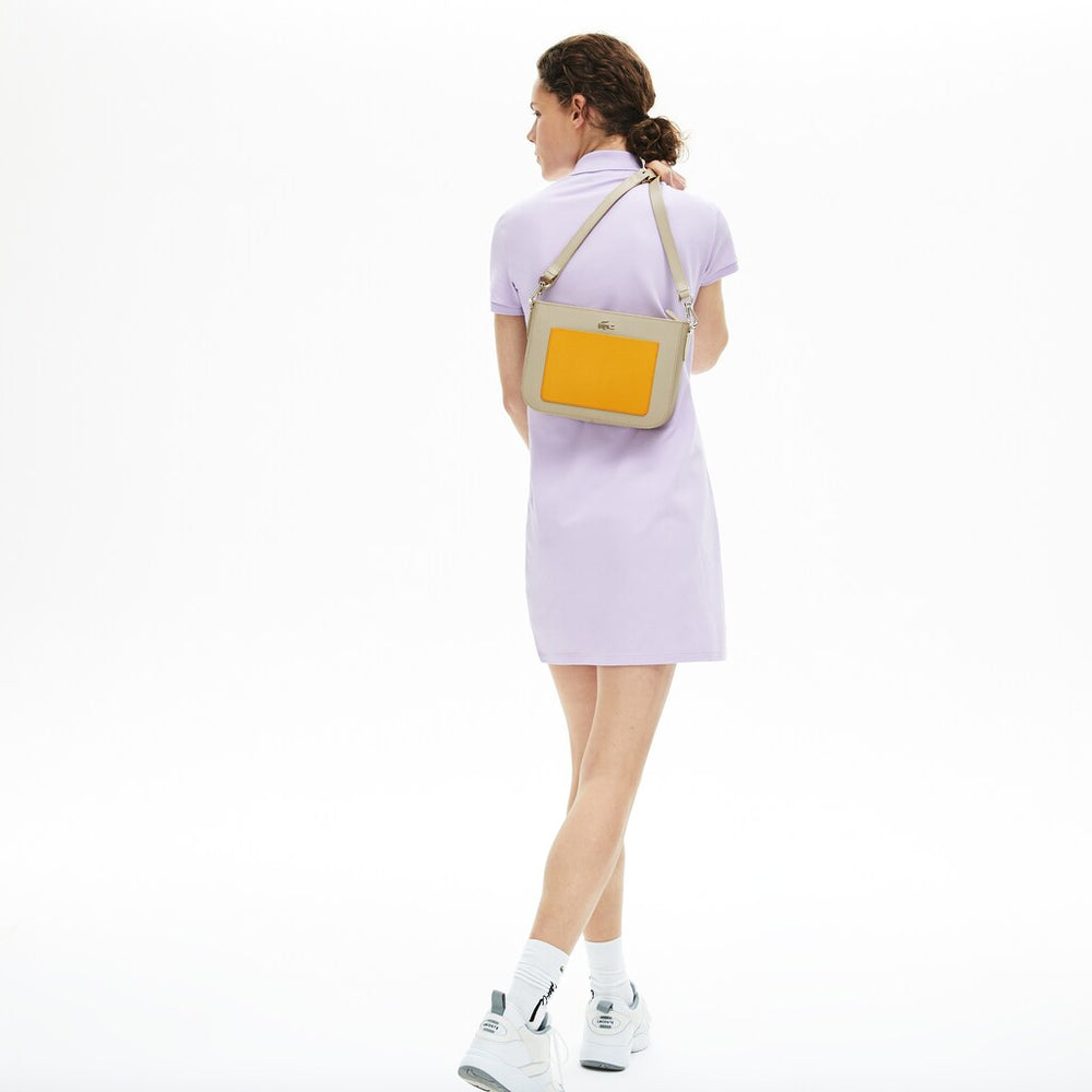 Wo Chantaco Colourblock Piqué Leather Shoulder Bag | Lacoste Womens