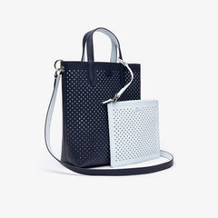 Wo Anna Removable Pouch Perforated Vertical Tote | Lacoste Womens
