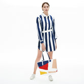 Wo Anna Removable Pouch Coloured Design Tote | Lacoste Womens