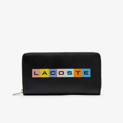 Fitzgerald Multicolour Branded Leather Wallet | Lacoste Mens