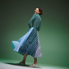 Wo Fashion Show Asymetrical Printed Skirt | Lacoste Womens