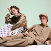 Unisex Fashion Show Hooded Solid Virgin Wool Jacket | Lacoste Mens