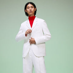 Fashion Show Solid Blazer with Chest Pocket | Lacoste Mens
