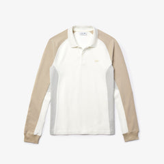 Long-Sleeved Colorblock Piqué Polo Shirt | Lacoste Mens