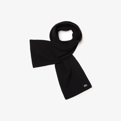 Ribbed Wool Scarf | Lacoste Mens