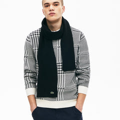 Ribbed Wool Scarf | Lacoste Mens