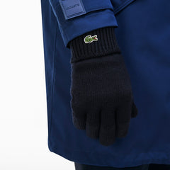 Ribbed Wool Gloves | Lacoste Mens