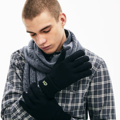 Ribbed Wool Gloves | Lacoste Mens
