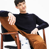 High Neck Wool Jersey Sweater | Lacoste Mens
