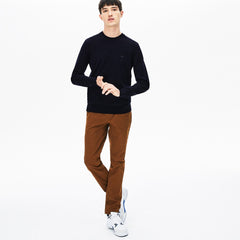 High Neck Wool Jersey Sweater | Lacoste Mens