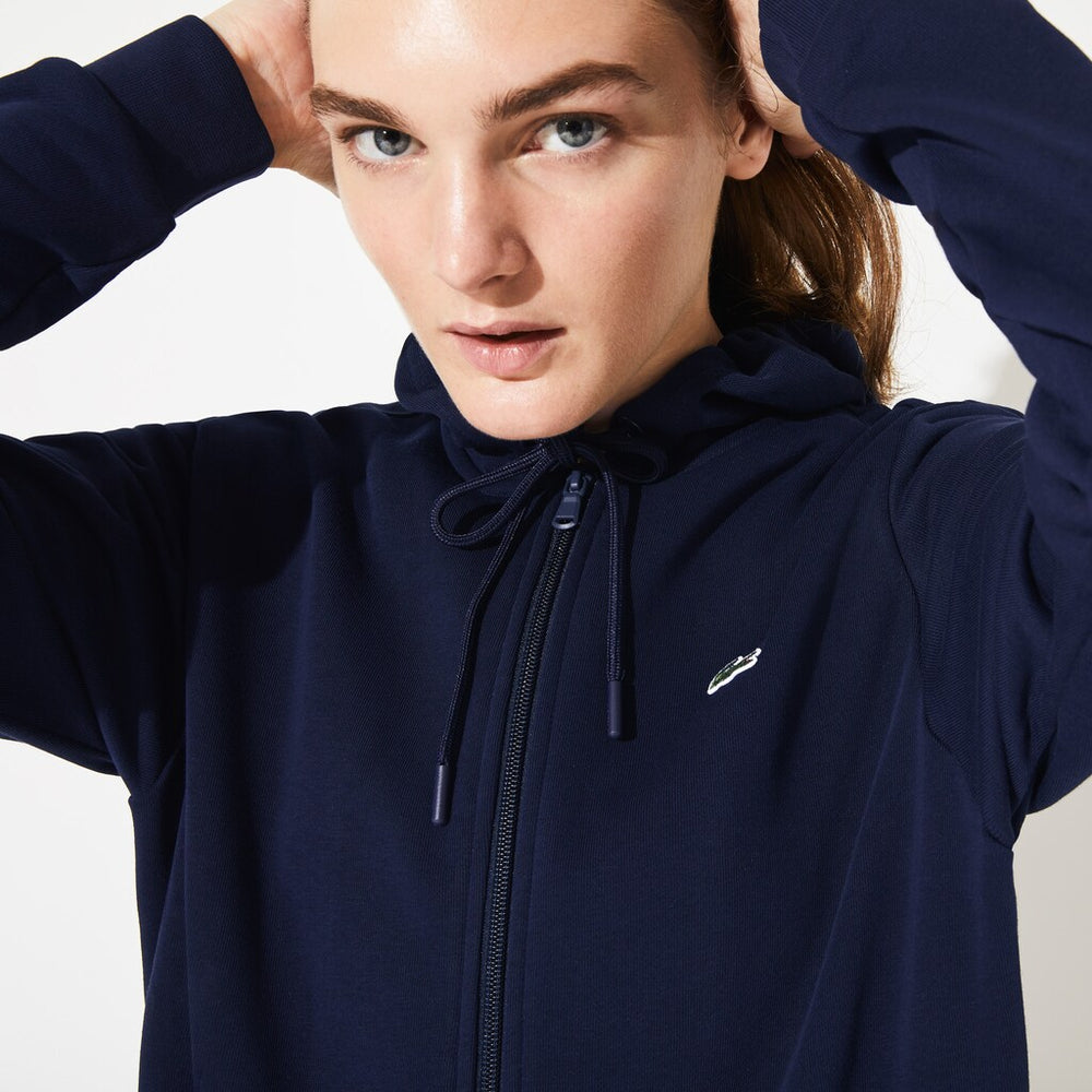 Wo  SPORT Full-Zip Fleece Hoodie | Lacoste Womens