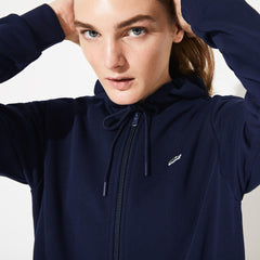 Wo  SPORT Full-Zip Fleece Hoodie | Lacoste Womens