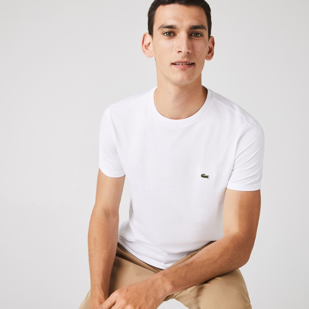 Crew Neck Pima Cotton T-Shirt | Lacoste Mens