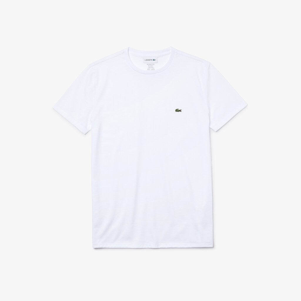 Crew Neck Pima Cotton T-Shirt | Lacoste Mens