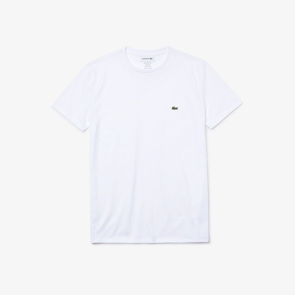 Crew Neck Pima Cotton T-Shirt | Lacoste Mens