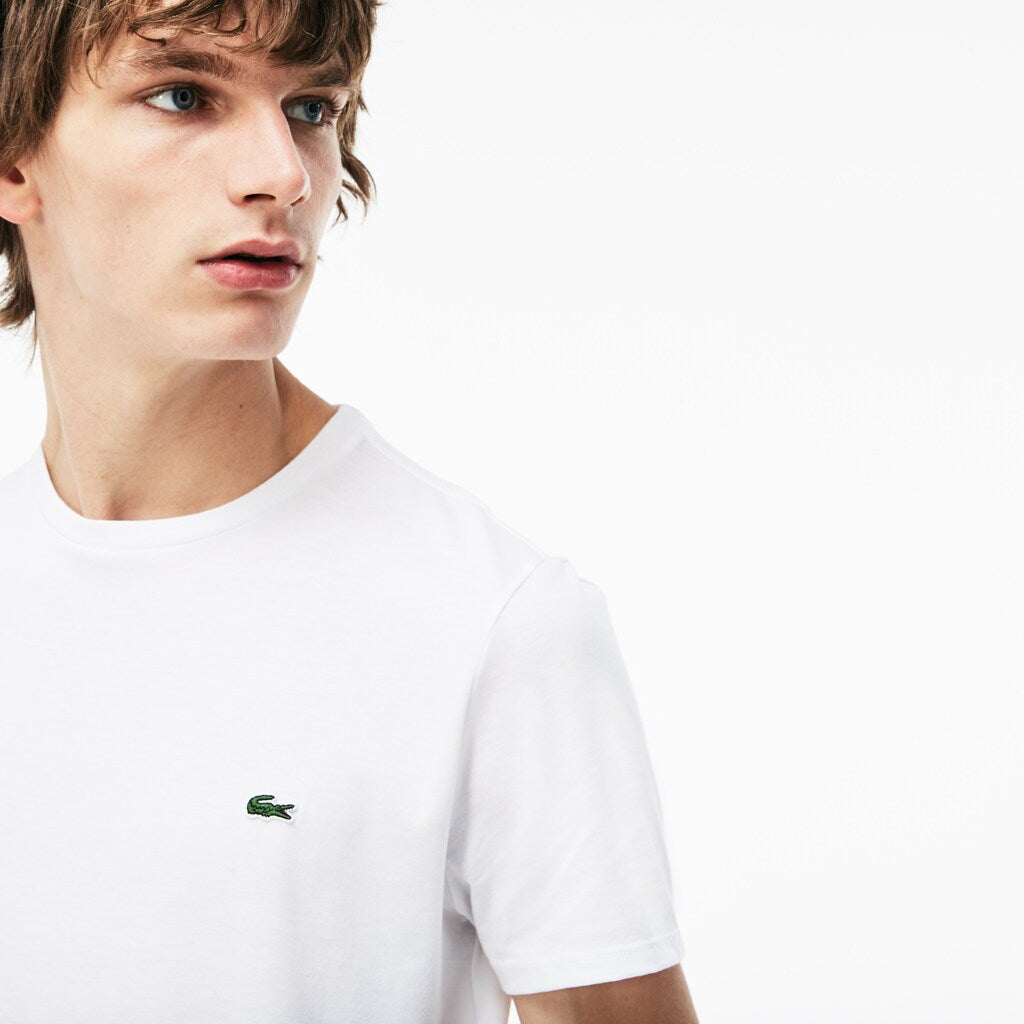 Crew Neck Pima Cotton T-Shirt | Lacoste Mens