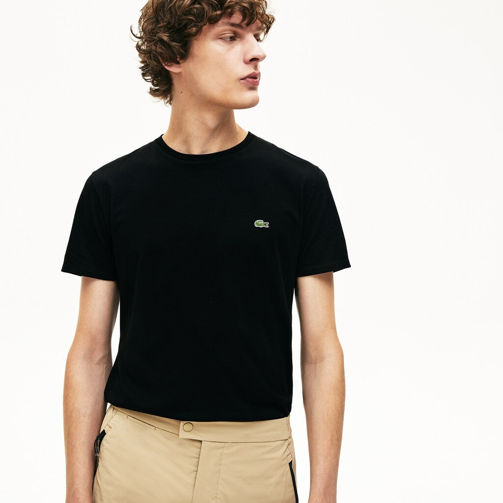 Crew Neck Pima Cotton T-Shirt | Lacoste Mens