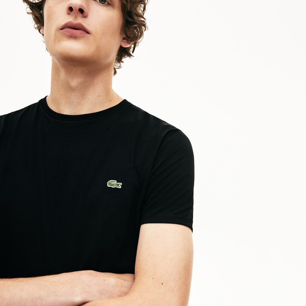 Crew Neck Pima Cotton T-Shirt | Lacoste Mens