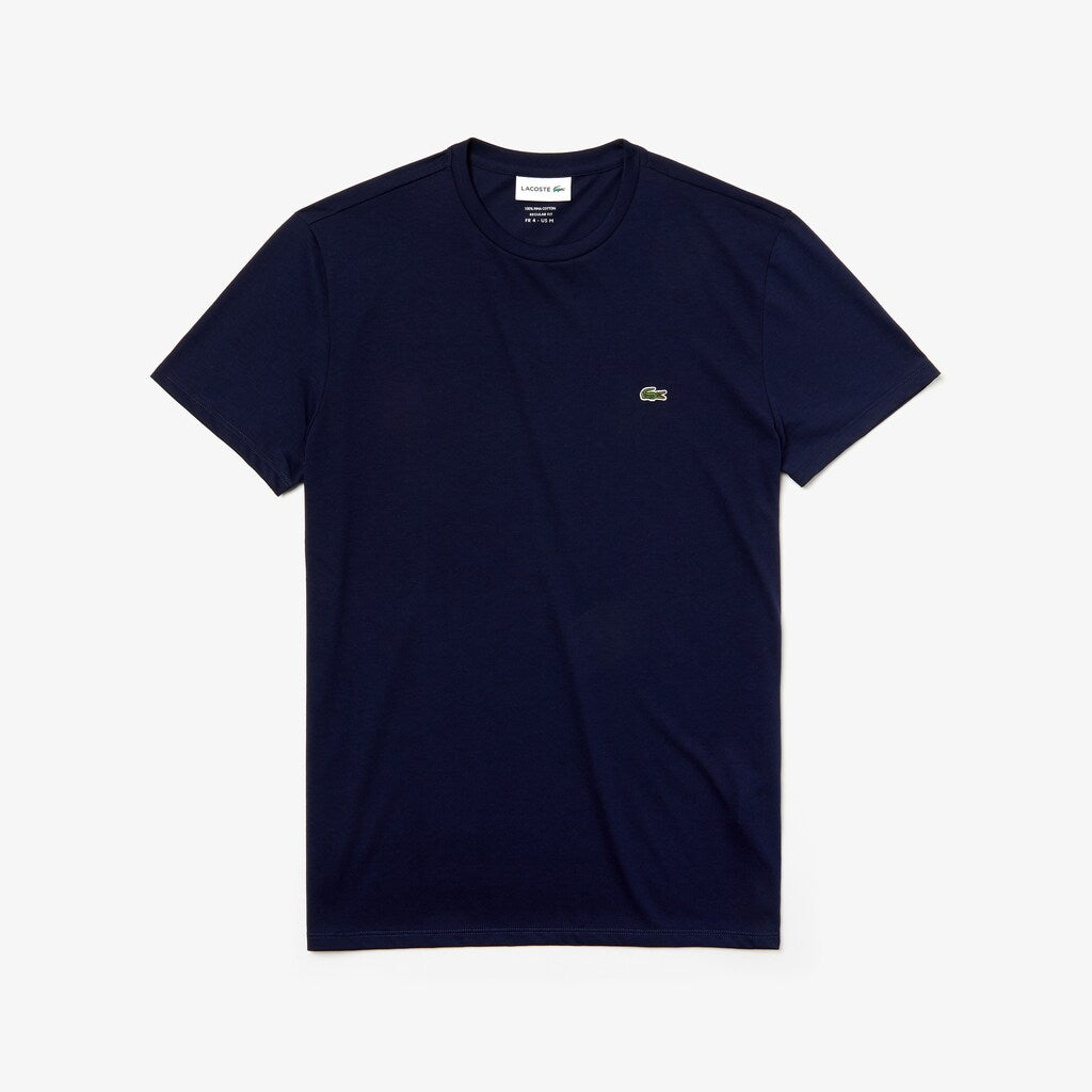 Crew Neck Pima Cotton T-Shirt | Lacoste Mens