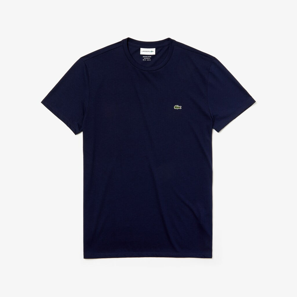Crew Neck Pima Cotton T-Shirt | Lacoste Mens