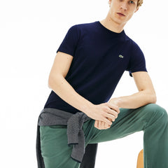 Crew Neck Pima Cotton T-Shirt | Lacoste Mens