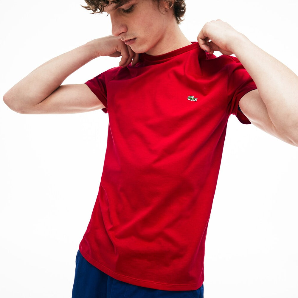 Crew Neck Pima Cotton T-Shirt | Lacoste Mens