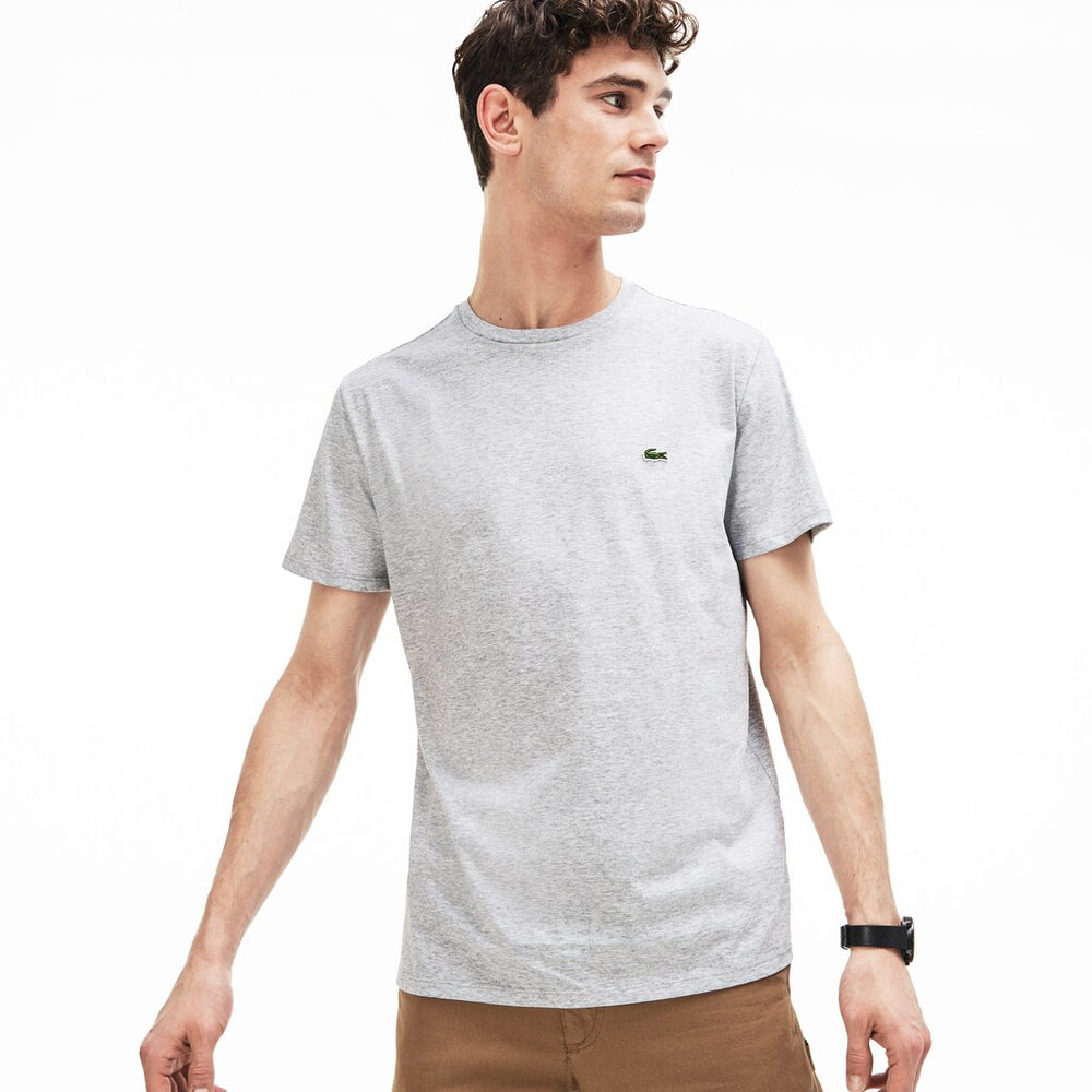 Crew Neck Pima Cotton T-Shirt | Lacoste Mens