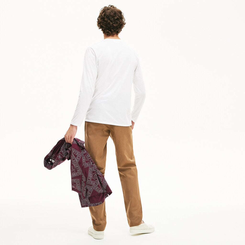 Crew Neck Pima Cotton Jersey T-shirt | Lacoste Mens