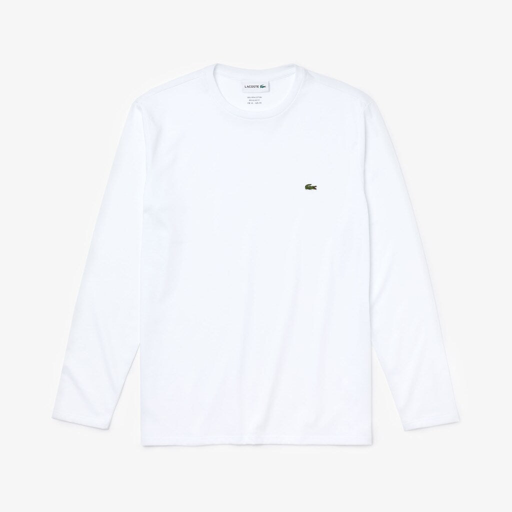 Crew Neck Pima Cotton Jersey T-shirt | Lacoste Mens