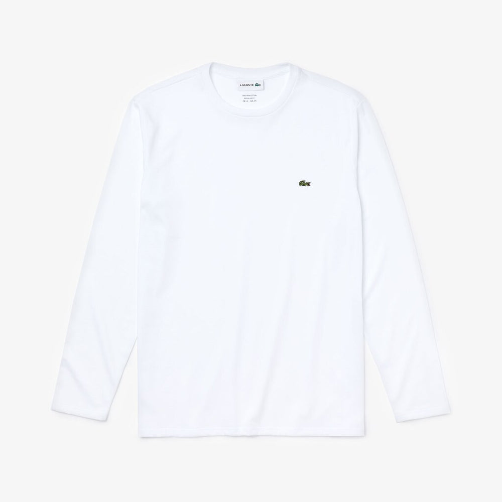 Crew Neck Pima Cotton Jersey T-shirt | Lacoste Mens