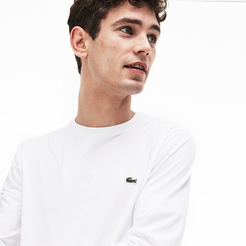 Crew Neck Pima Cotton Jersey T-shirt | Lacoste Mens