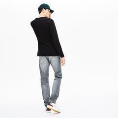 Crew Neck Pima Cotton Jersey T-shirt | Lacoste Mens