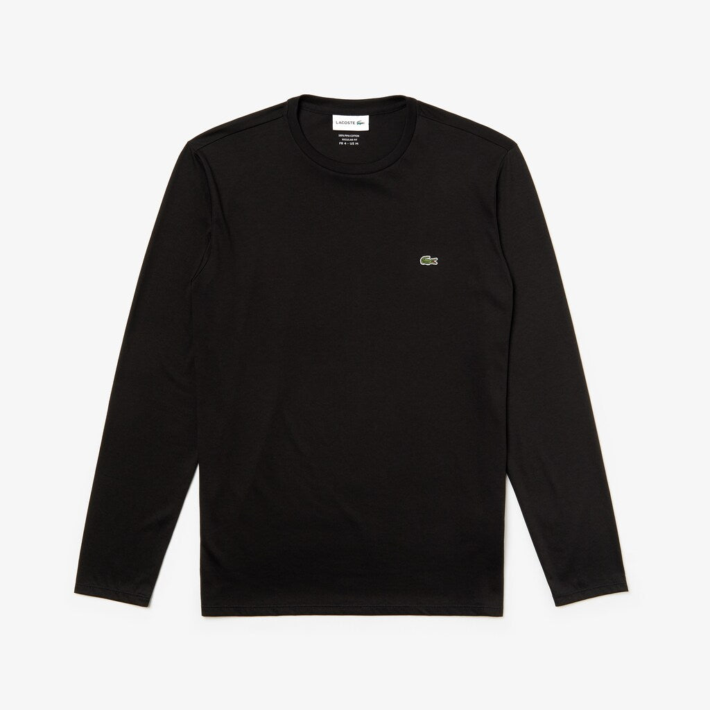 Crew Neck Pima Cotton Jersey T-shirt | Lacoste Mens