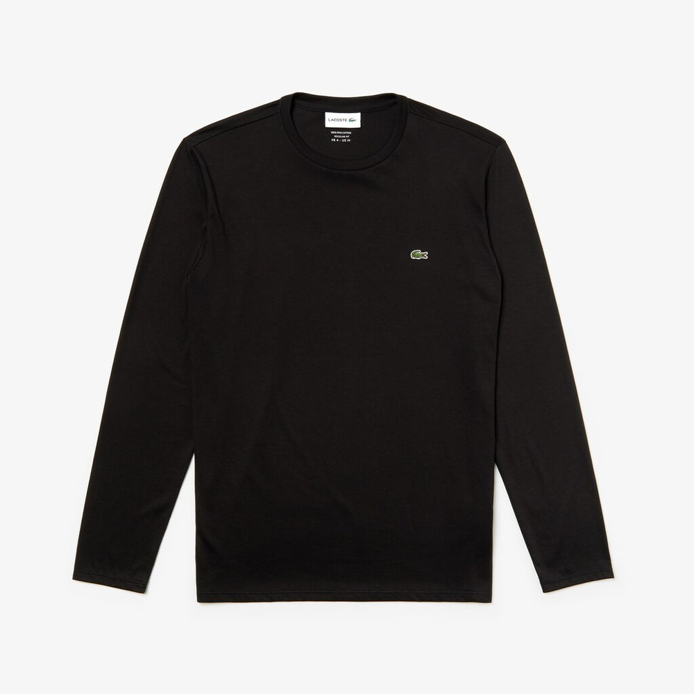 Crew Neck Pima Cotton Jersey T-shirt | Lacoste Mens