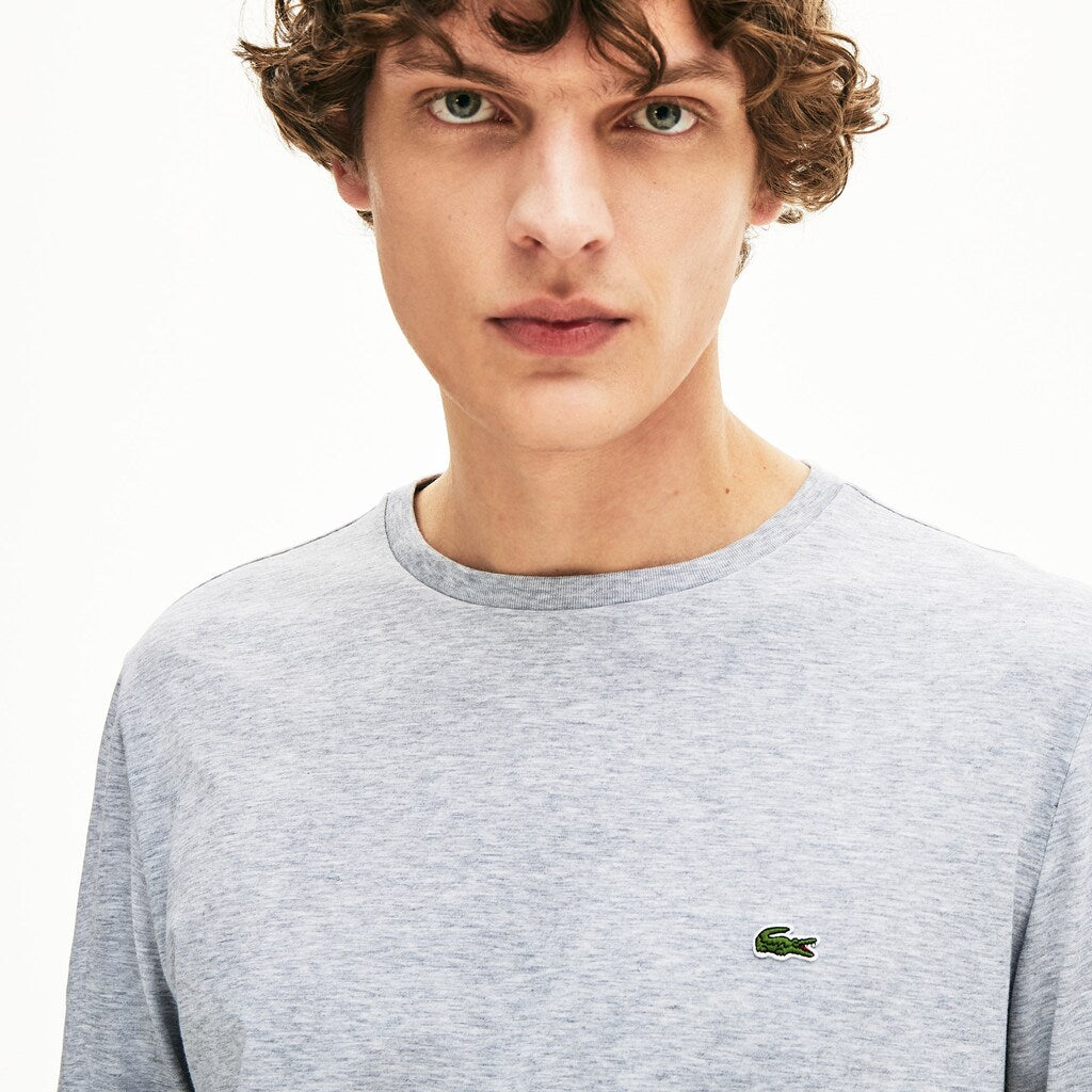 Crew Neck Pima Cotton Jersey T-shirt | Lacoste Mens