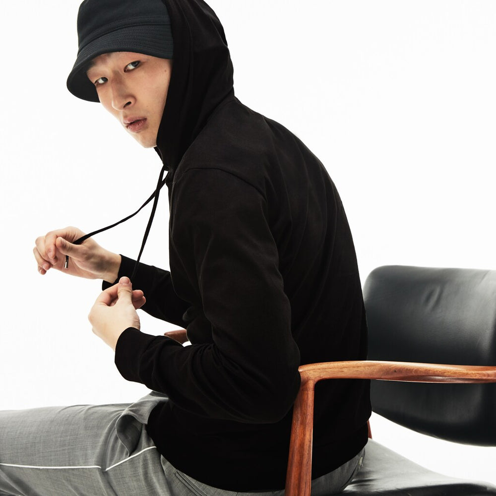 Regular Fit Hooded Jersey T-shirt | Lacoste Mens