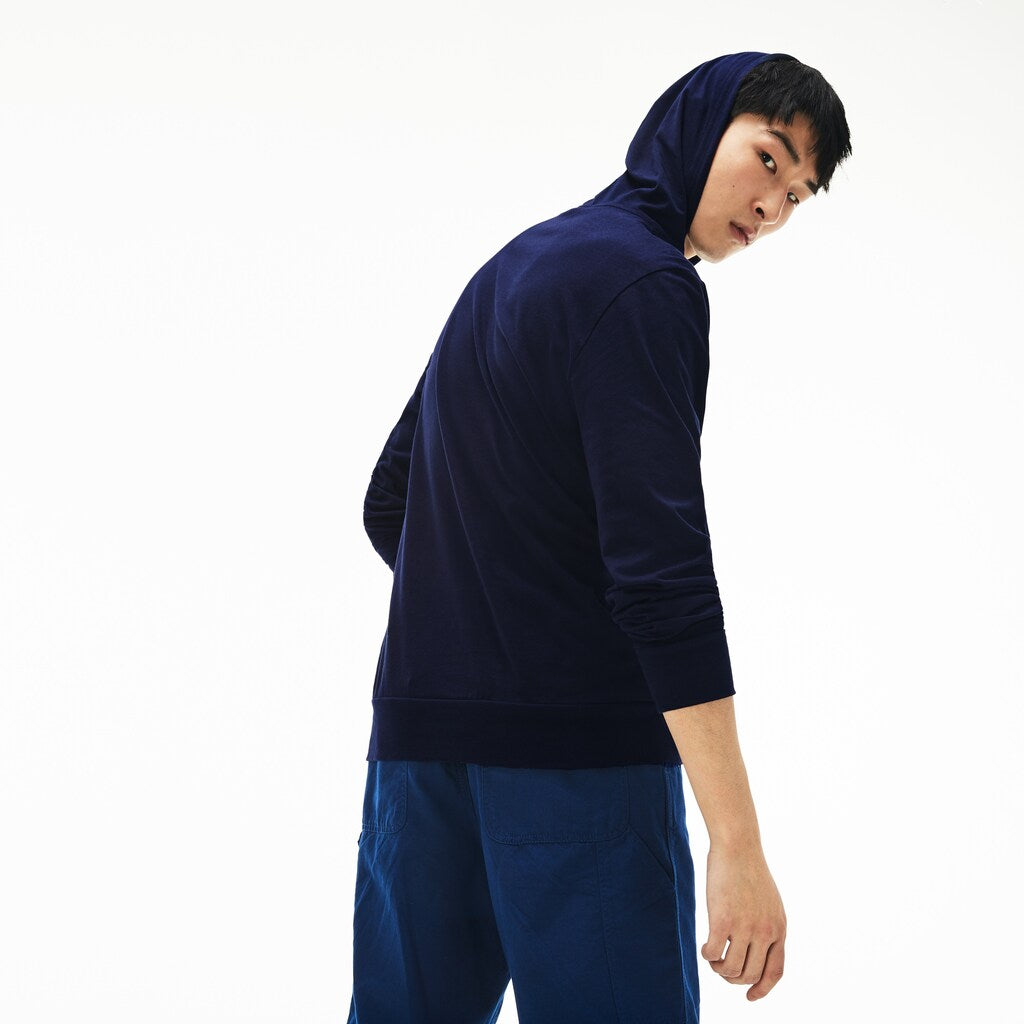 Regular Fit Hooded Jersey T-shirt | Lacoste Mens