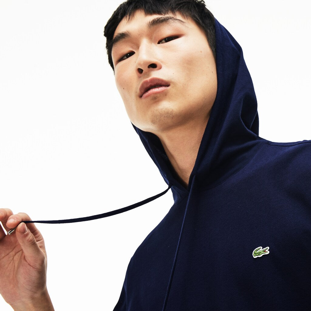 Regular Fit Hooded Jersey T-shirt | Lacoste Mens