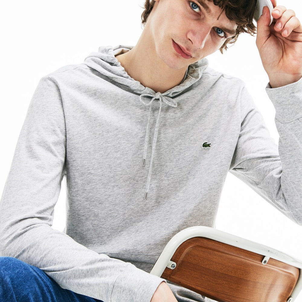 Regular Fit Hooded Jersey T-shirt | Lacoste Mens