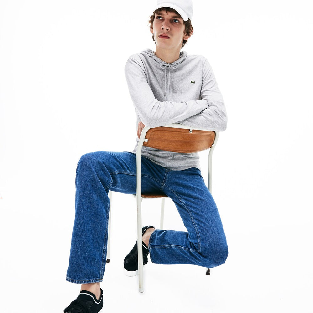 Regular Fit Hooded Jersey T-shirt | Lacoste Mens