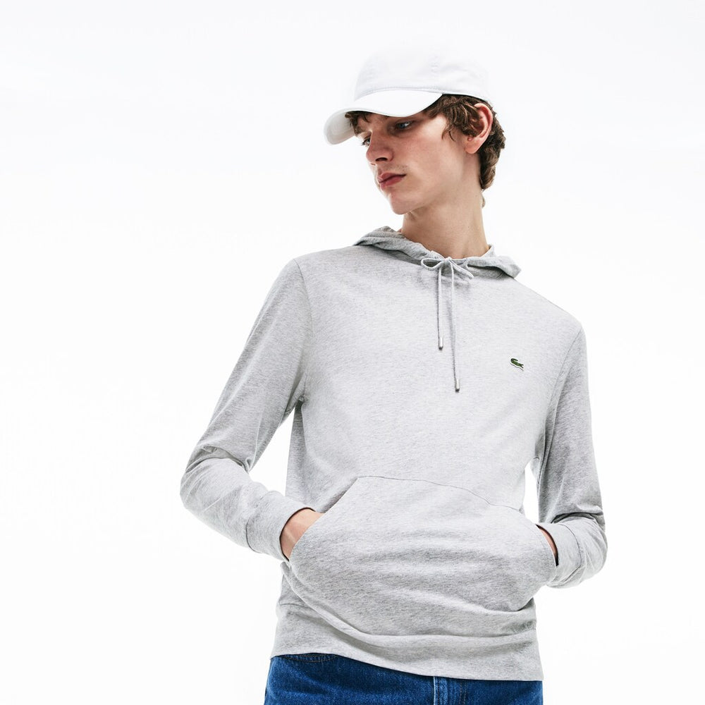 Regular Fit Hooded Jersey T-shirt | Lacoste Mens
