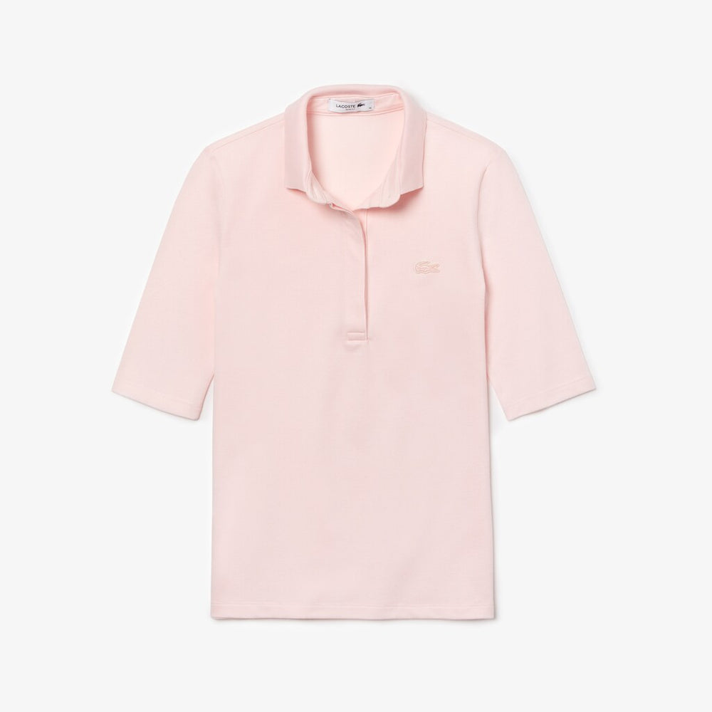 Wo   Slim Fit Stretch Mini Piqué Polo Shirt | Lacoste Womens
