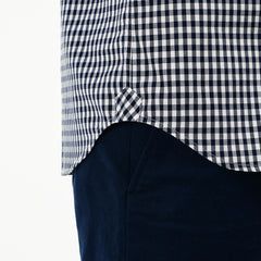 Regular Fit Mini Check Poplin Shirt | Lacoste Mens