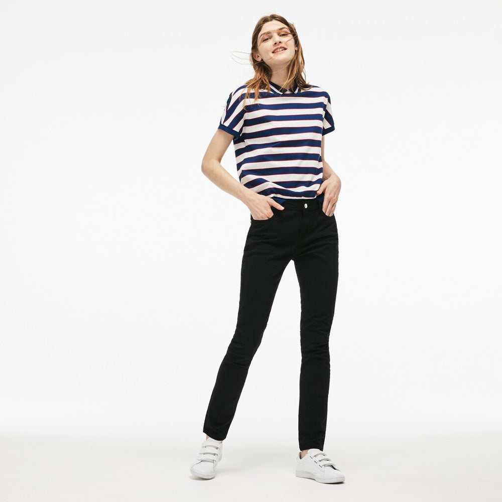 Wo  Slim Fit Stretch Cotton Denim Jeans | Lacoste Womens