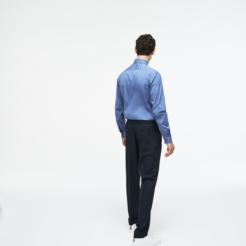 Slim Fit Stretch Cotton Poplin Shirt | Lacoste Mens
