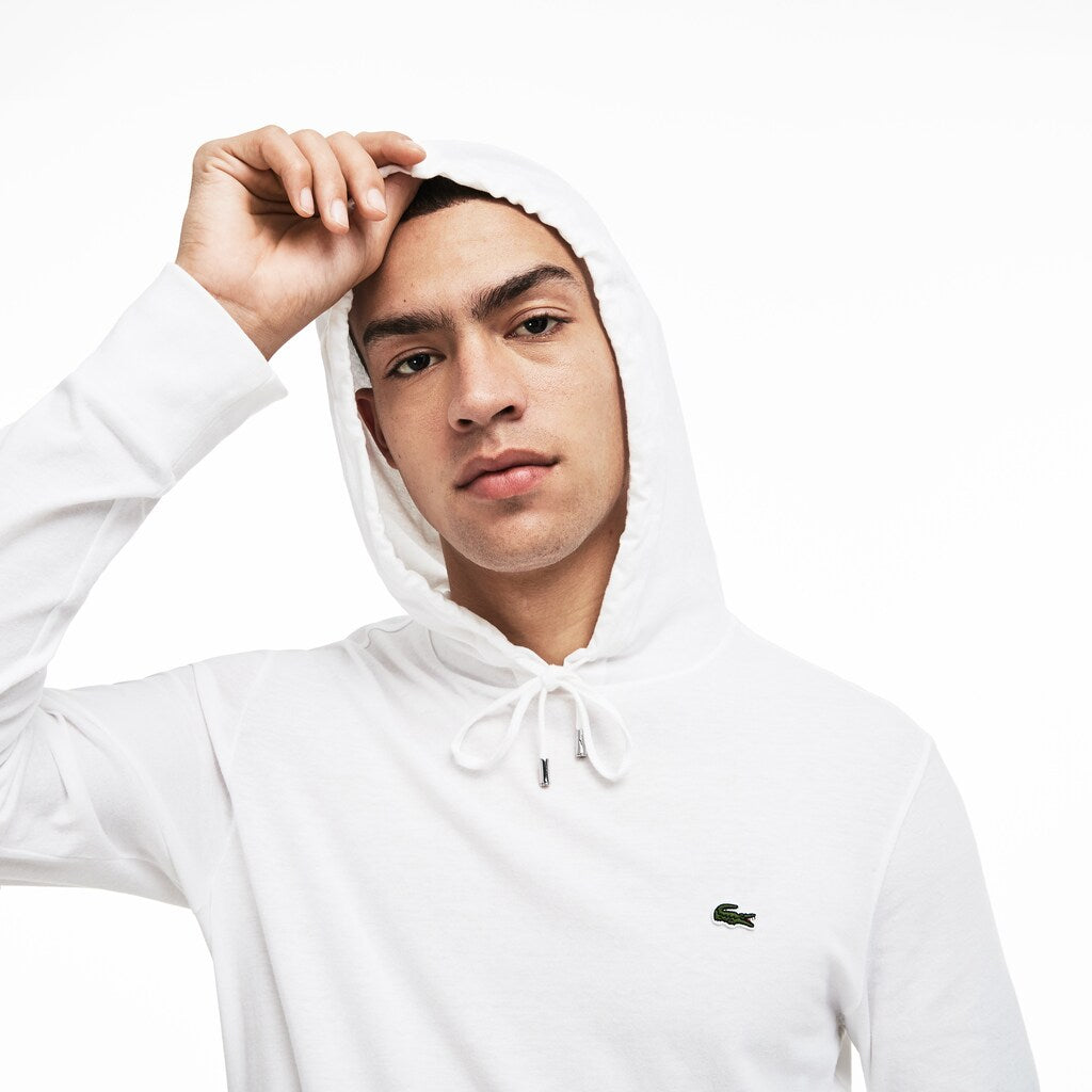 Regular Fit Hooded Jersey T-shirt | Lacoste Mens