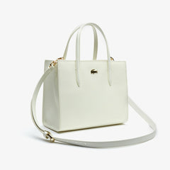 Wo  Chantaco Dual Carry Piqué Zip Leather Tote | Lacoste Womens