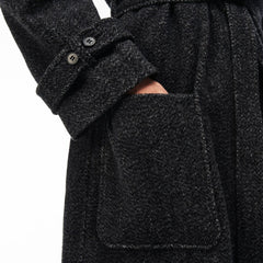 Wo  Long Belted Tweed Coat | Lacoste Womens