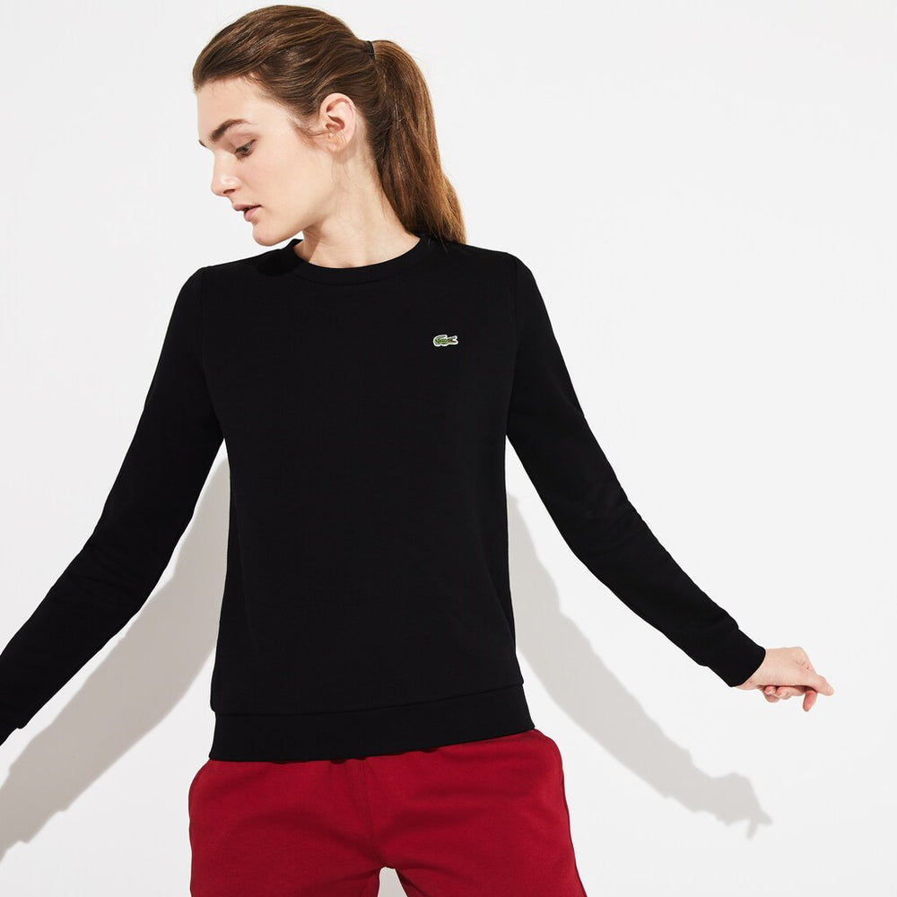 Wo  SPORT Crew Neck Fleece Sweatshirt | Lacoste Womens
