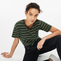 Wo  Cotton And Linen T-Shirt | Lacoste Womens